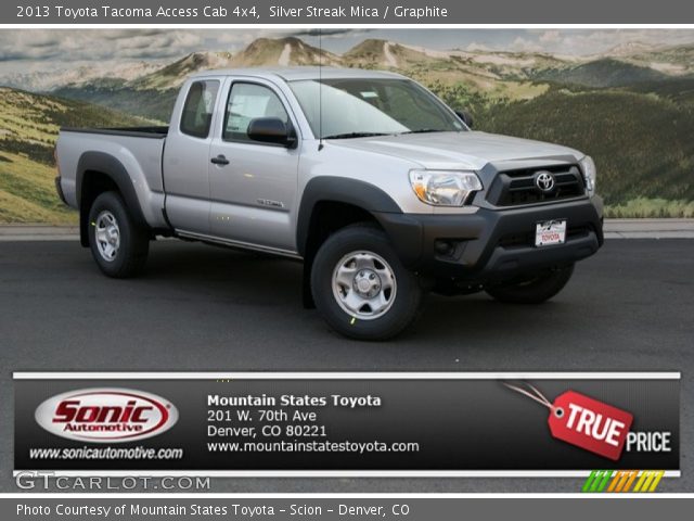2013 Toyota Tacoma Access Cab 4x4 in Silver Streak Mica