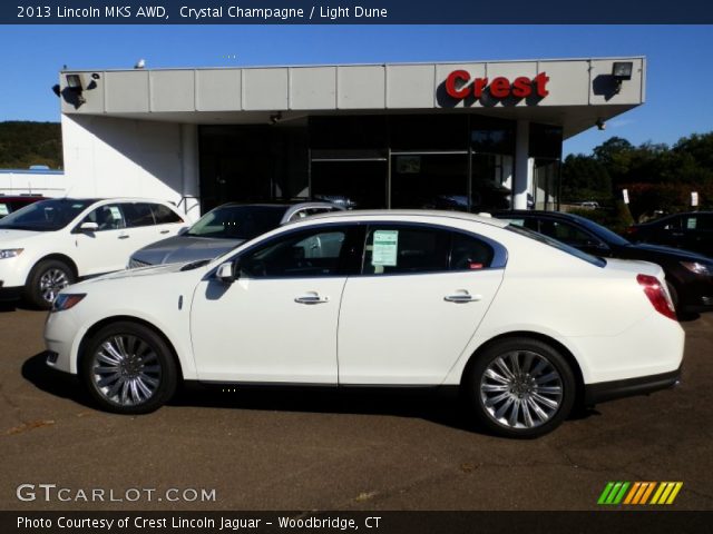 2013 Lincoln MKS AWD in Crystal Champagne