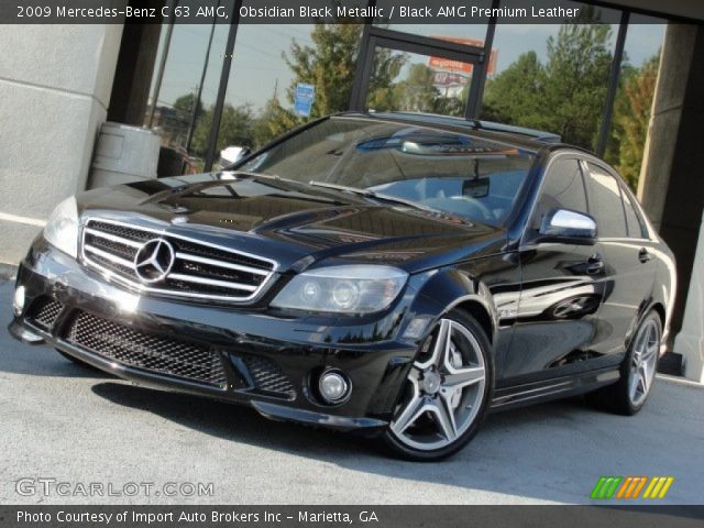 2009 Mercedes-Benz C 63 AMG in Obsidian Black Metallic