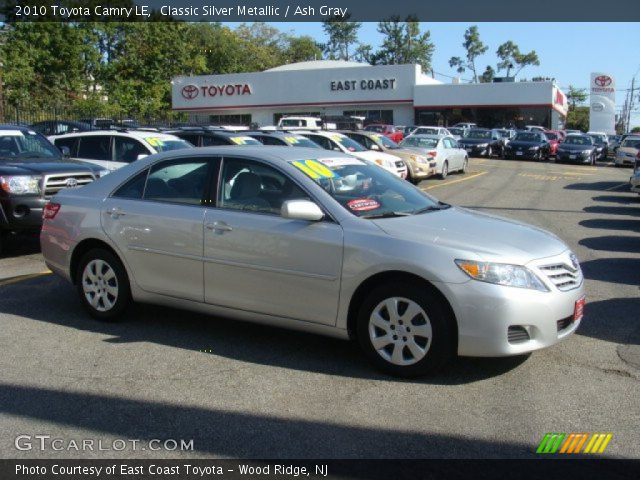 2010 Toyota Camry LE in Classic Silver Metallic