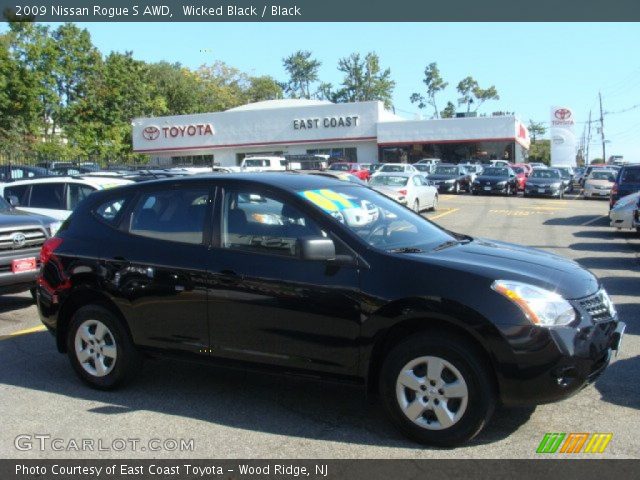 2009 Nissan Rogue S AWD in Wicked Black