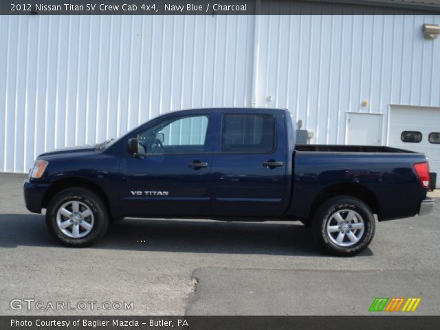 2012 Nissan Titan SV Crew Cab 4x4 in Navy Blue