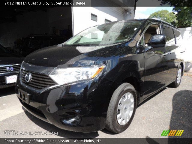 2012 Nissan Quest 3.5 S in Super Black