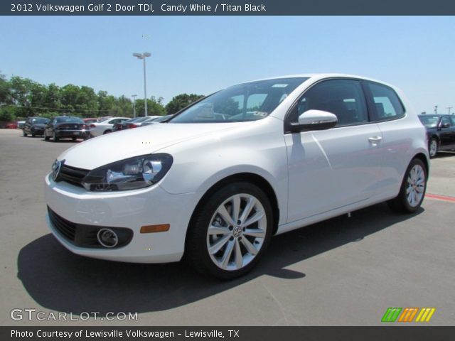 2012 Volkswagen Golf 2 Door TDI in Candy White