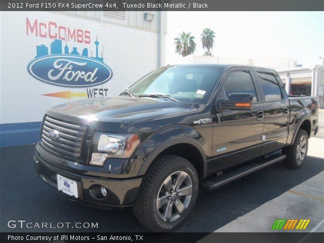 2012 Ford F150 FX4 SuperCrew 4x4 in Tuxedo Black Metallic