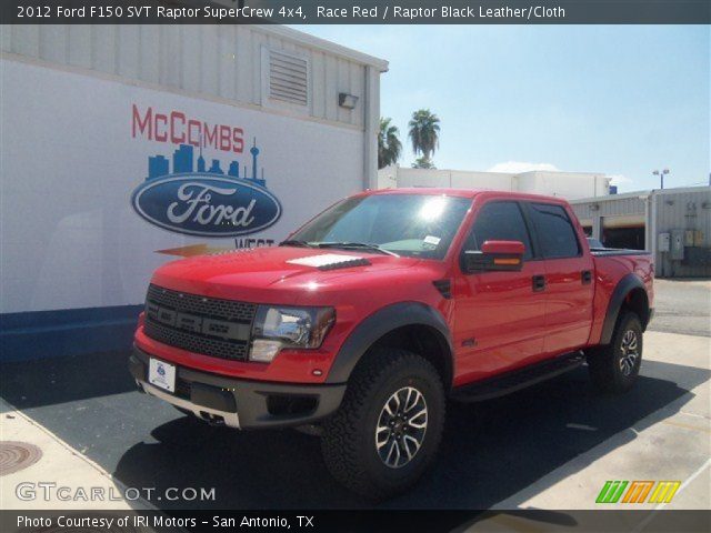 2012 Ford F150 SVT Raptor SuperCrew 4x4 in Race Red