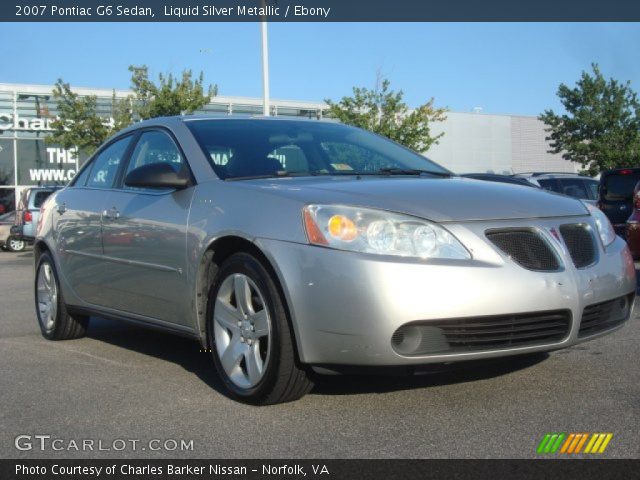 2007 Pontiac G6 Sedan in Liquid Silver Metallic