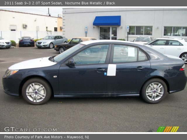 2011 Saab 9-3 2.0T Sport Sedan in Nocturne Blue Metallic