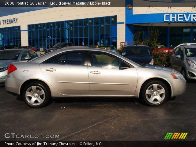 2008 Pontiac G6 Sedan in Liquid Silver Metallic