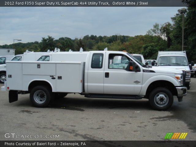 2012 Ford F350 Super Duty XL SuperCab 4x4 Utility Truck in Oxford White