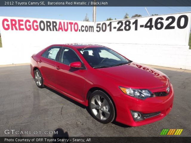 2012 Toyota Camry SE in Barcelona Red Metallic