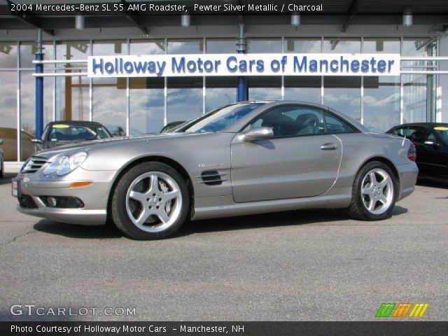 2004 Mercedes-Benz SL 55 AMG Roadster in Pewter Silver Metallic