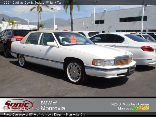 1994 Cadillac Deville Sedan in White