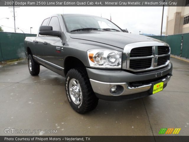 2007 Dodge Ram 2500 Lone Star Edition Quad Cab 4x4 in Mineral Gray Metallic