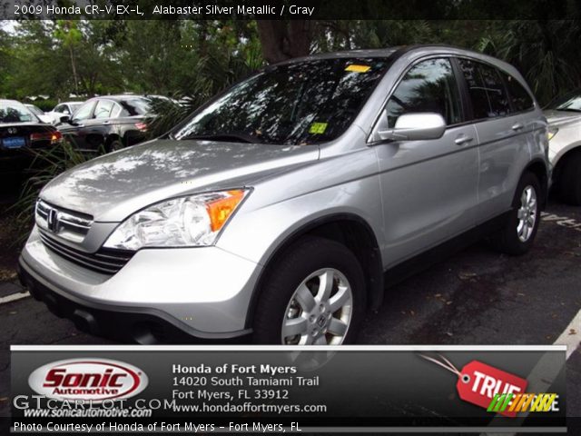 2009 Honda CR-V EX-L in Alabaster Silver Metallic