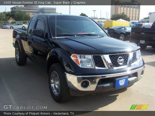 2005 Nissan Frontier SE King Cab in Super Black
