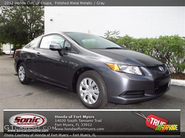 2012 Honda Civic LX Coupe in Polished Metal Metallic