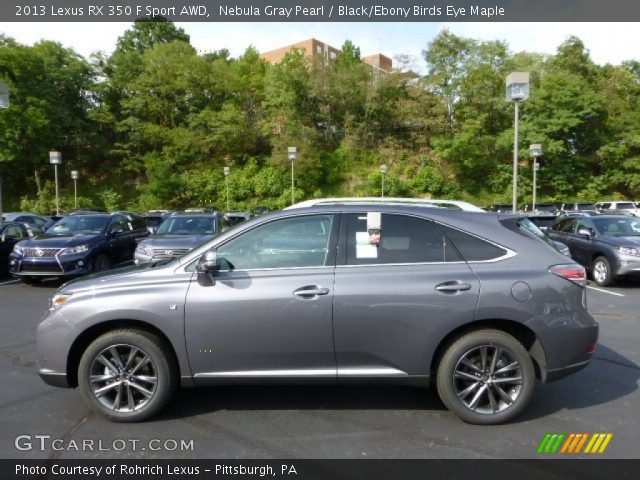 2013 Lexus RX 350 F Sport AWD in Nebula Gray Pearl