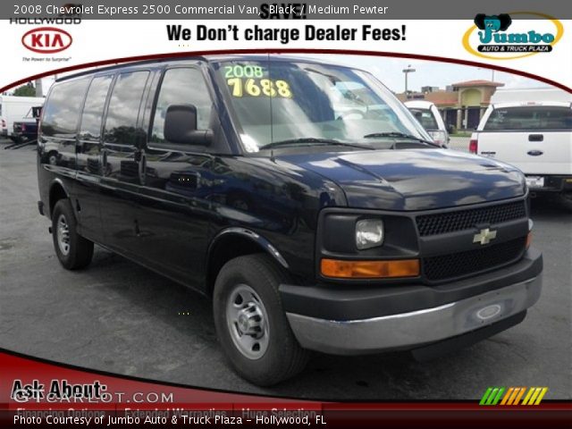 2008 Chevrolet Express 2500 Commercial Van in Black