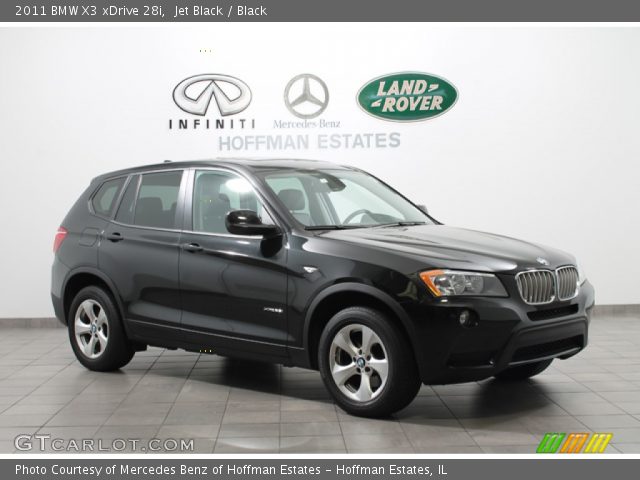 2011 BMW X3 xDrive 28i in Jet Black