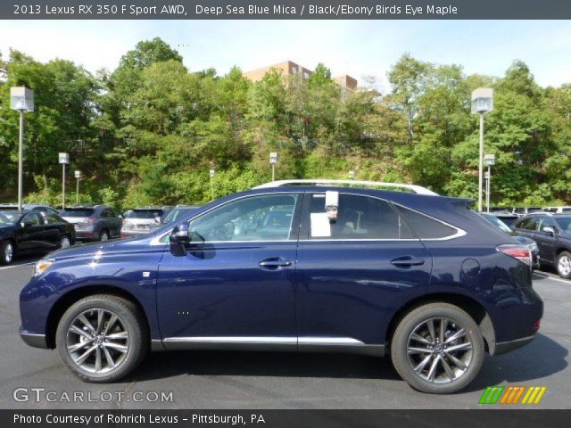 2013 Lexus RX 350 F Sport AWD in Deep Sea Blue Mica