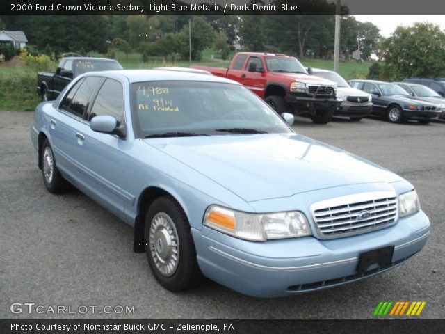 2000 Ford Crown Victoria Sedan in Light Blue Metallic