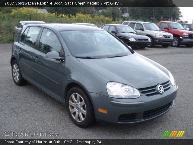 2007 Volkswagen Rabbit 4 Door in Sage Green Metallic