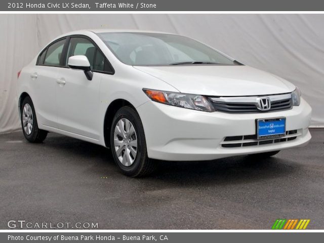 2012 Honda Civic LX Sedan in Taffeta White