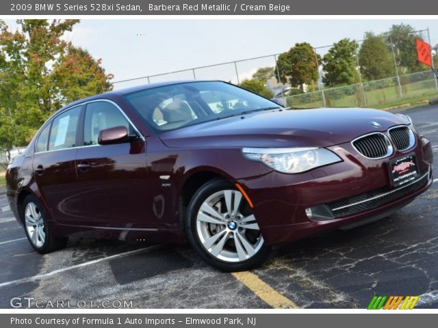 2009 BMW 5 Series 528xi Sedan in Barbera Red Metallic