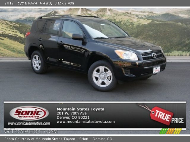 2012 Toyota RAV4 I4 4WD in Black