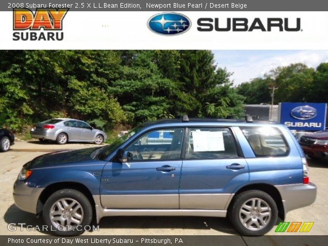 2008 Subaru Forester 2.5 X L.L.Bean Edition in Newport Blue Pearl