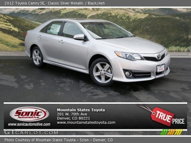 2012 Toyota Camry SE in Classic Silver Metallic