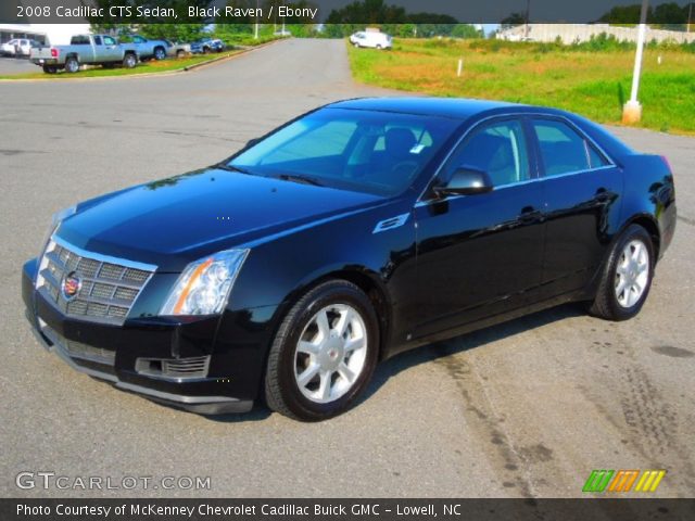 Black Raven 2008 Cadillac Cts Sedan Ebony Interior