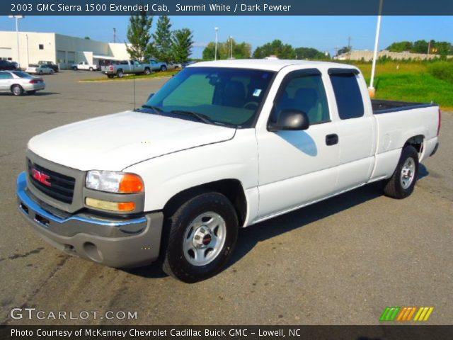 2003 GMC Sierra 1500 Extended Cab in Summit White