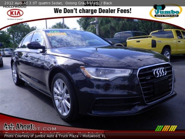 2012 Audi A6 3.0T quattro Sedan in Oolong Gray Metallic