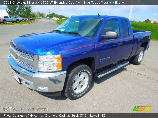 2013 Chevrolet Silverado 1500 LT Extended Cab 4x4 in Blue Topaz Metallic