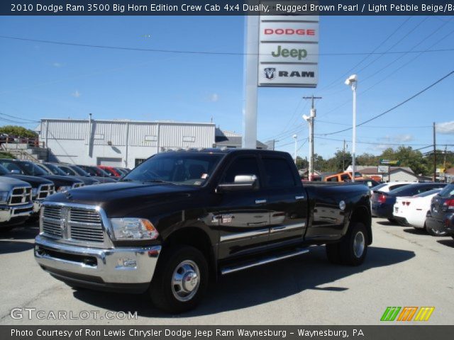 2010 Dodge Ram 3500 Big Horn Edition Crew Cab 4x4 Dually in Rugged Brown Pearl