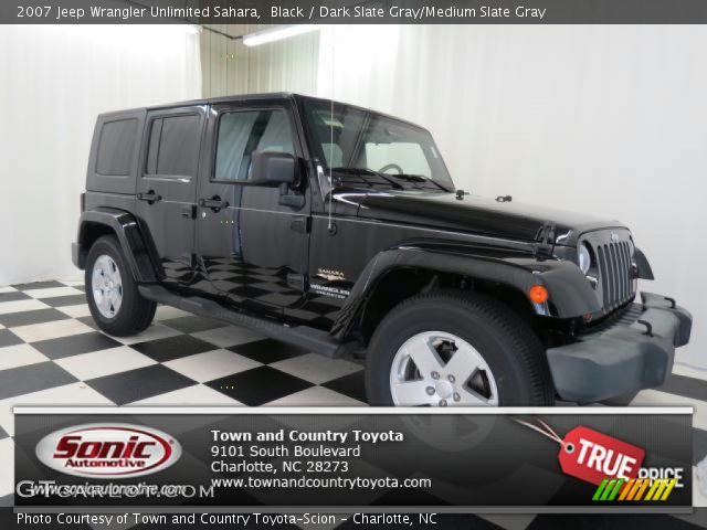 2007 Jeep Wrangler Unlimited Sahara in Black