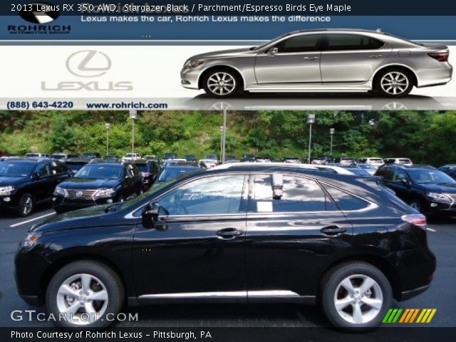 2013 Lexus RX 350 AWD in Stargazer Black