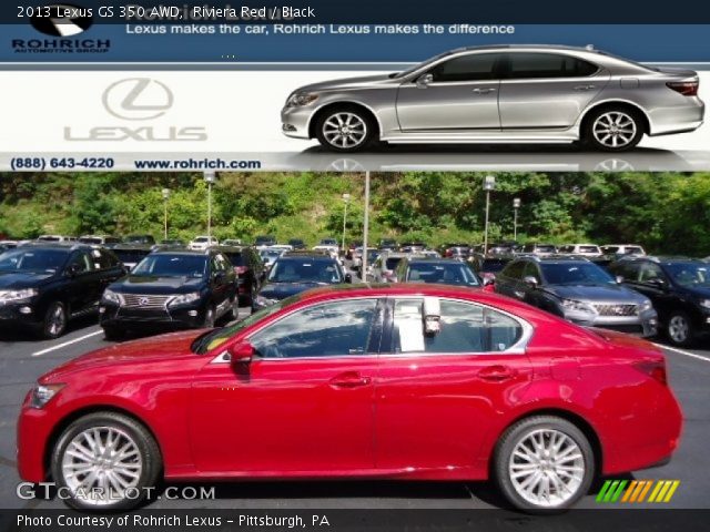 2013 Lexus GS 350 AWD in Riviera Red