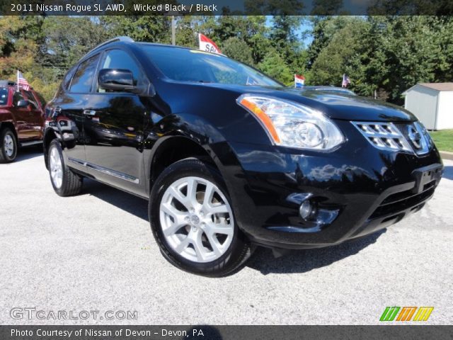 2011 Nissan Rogue SL AWD in Wicked Black