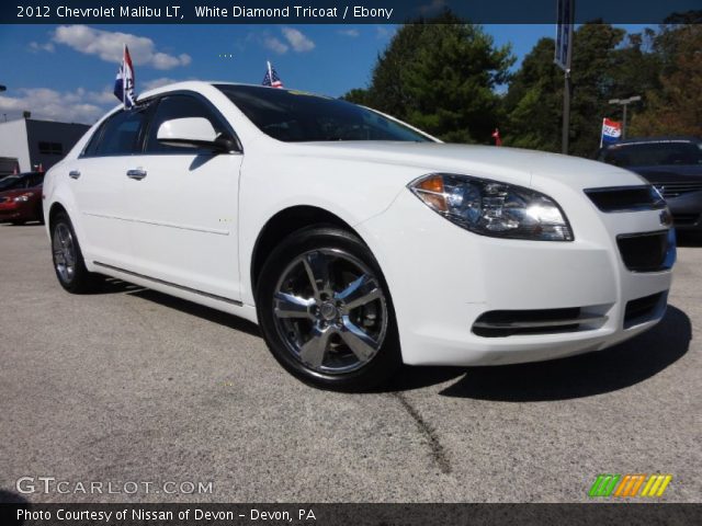 2012 Chevrolet Malibu LT in White Diamond Tricoat