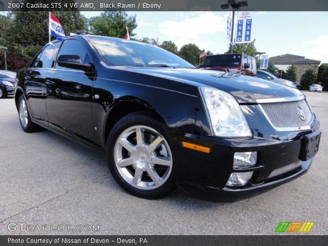 2007 Cadillac STS 4 V6 AWD in Black Raven