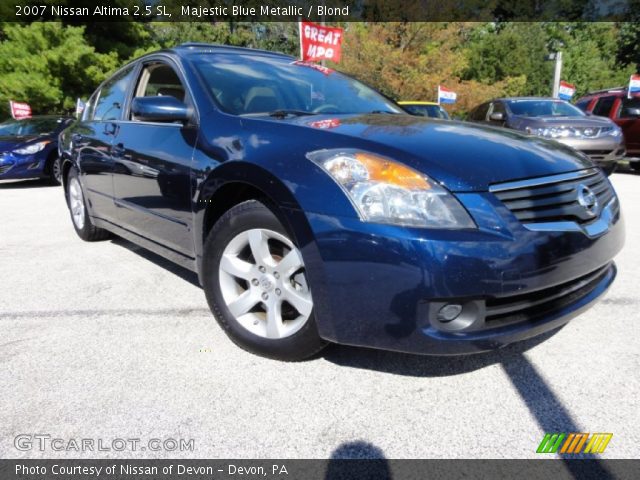 2007 Nissan Altima 2.5 SL in Majestic Blue Metallic