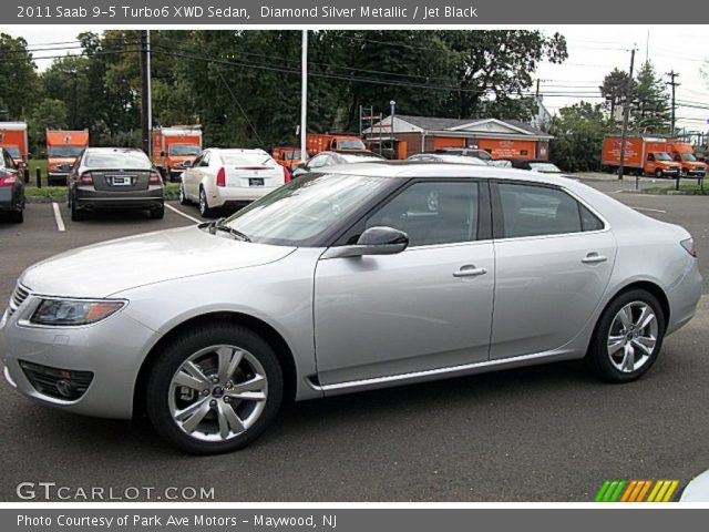 2011 Saab 9-5 Turbo6 XWD Sedan in Diamond Silver Metallic