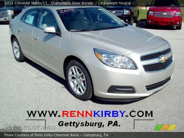2013 Chevrolet Malibu LT in Champagne Silver Metallic