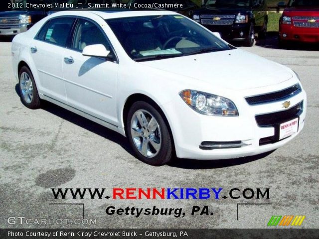2012 Chevrolet Malibu LT in Summit White