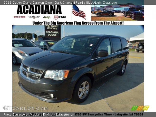 2012 Dodge Grand Caravan Crew in Dark Charcoal Pearl