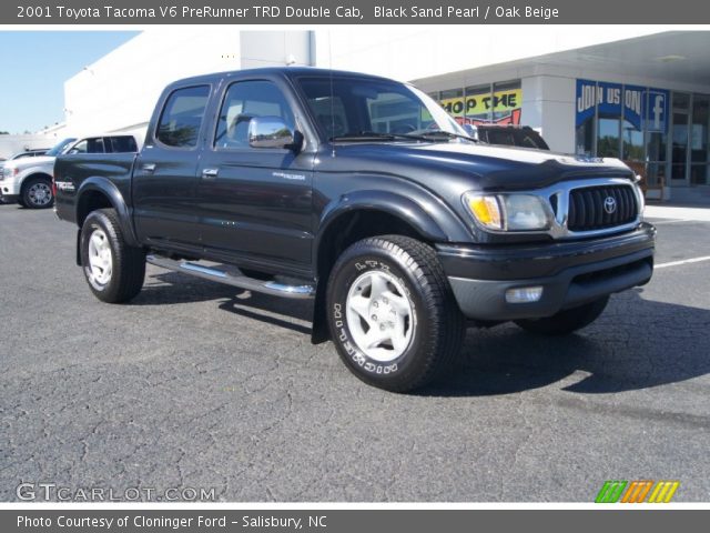 2001 Toyota Tacoma V6 PreRunner TRD Double Cab in Black Sand Pearl