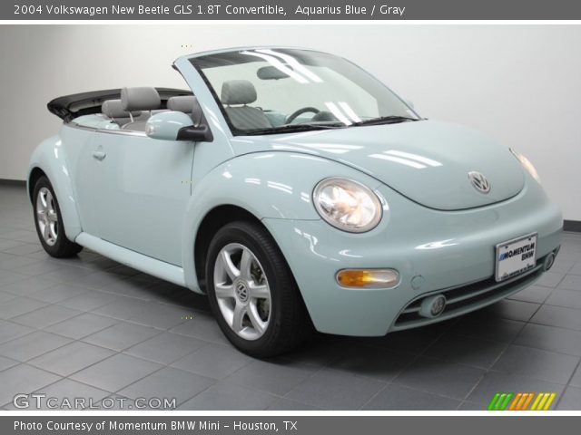 2004 Volkswagen New Beetle GLS 1.8T Convertible in Aquarius Blue